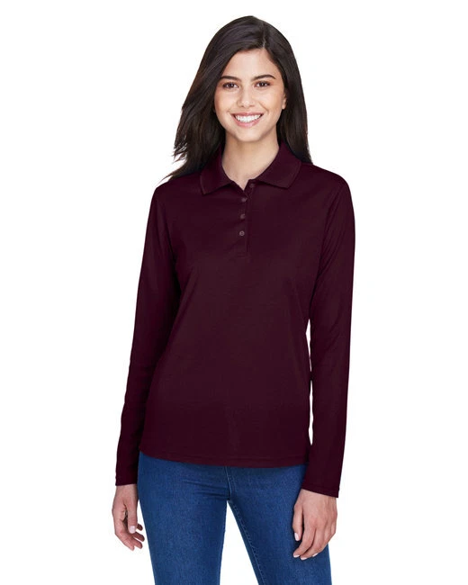 CORE365 78192 Men's Pinnacle Women's Performance Long Sleeve Pique Polo - Image 1 of 1