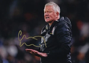 Football - Chris Wilder - Hand Signed A4 Photograph - Sheffield United - COA - Picture 1 of 1