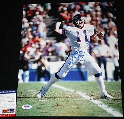 Phil Simms signed 11 x 14, Super Bowl Champion, New York Giants, PSA/DNA AB62626 - Image 1 of 2