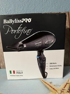 Babyliss Pro Portofino Hair Dryer, Black Missing Nozzles New Otherwise - Picture 1 of 7
