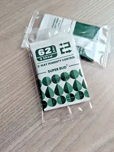 62% Hygro Pack 4g/8g. RH Regulator - wie Boveda. Feuchtigkeitsregler Cannabis - Bild 1 von 6