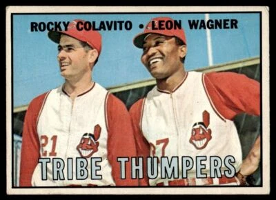 1967 O-Pee-Chee Rocky Colavito/Leon Wagner #109 - Image 1 of 2