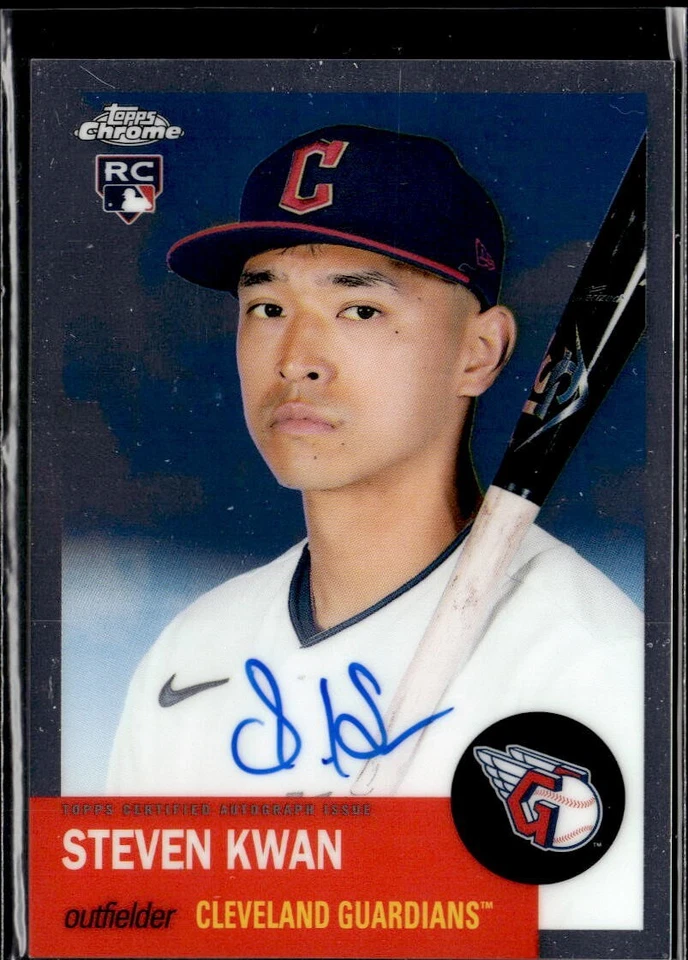 2022 TOPPS CHROME PLATINUM ANN AUTO GRAPH #CPA-SK STEVEN KWAN RC - Image 1 of 2