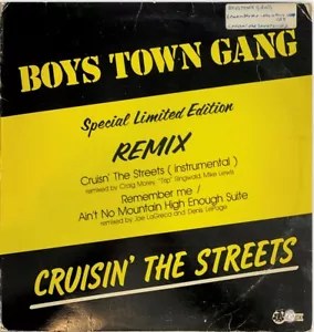 Boys Town Gang - Cruisin' The Streets / Ain't No Mountain High Enough 12" VINYL - Bild 1 von 4