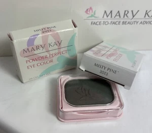 Vtg Mary Kay New Old Stock Powder Perfect Eye Shadow Color x2 MISTY PINE 3513 - Picture 1 of 1