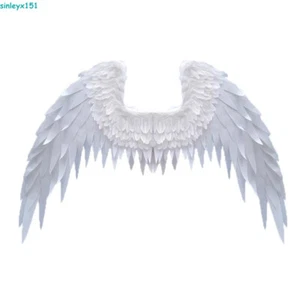 Feather Angel Wings Halloween Cosplay Costume Wedding Fancy Dress Party Wings - Picture 1 of 21
