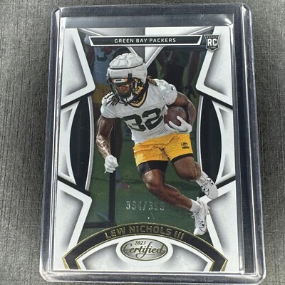 2023 Panini Certified Football Lew Nichols III Rookie 394 /399 Green Bay Packers - Image 1 of 3
