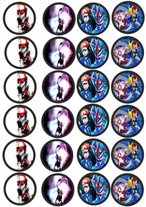24 pluffins y cupcakes oblatos - fondant Pokemon C2 - Imagen 1 de 1