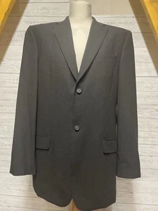 Traje Chaqueta Ted Baker Endurance Designer Gris Lana Talla 42L Totalmente Forrada - Imagen 1 de 9