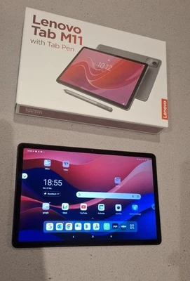 Lenovo Tab M11 (11", 4 GB RAM, 128 GB ) mit Tab Pen & Schutzhülle wie neu - Bild 1 von 4