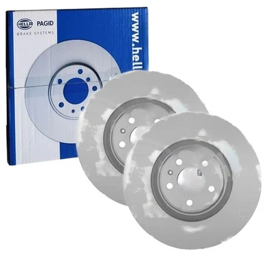 2x HELLA Pagid Dischi Freno Ø356mm Frontale Adatto A per Audi A6 A7 A8 55382PRO_ - Immagine 1 di 4