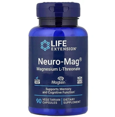 Life Extension Neuro-Mag Magnesium L-Threonate 144 mg 90 Veg Caps - Image 1 of 2
