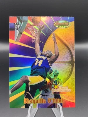 1997-98 Bowman's Best Refractor Shaquille O'Neal #95 HOF - Image 1 of 4