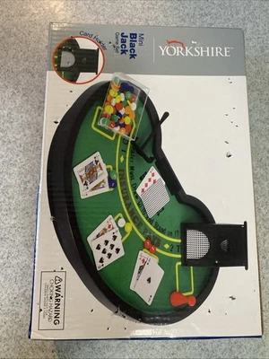 New in box ! Mini Black Jack Table Game Set Table Top Games  - Image 1 of 3