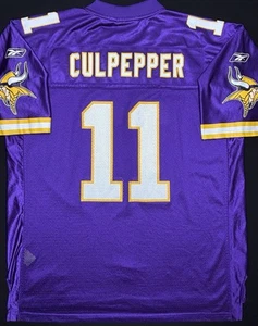 Minnesota Vikings Jersey Mens XL Purple Reebok Daunte Culpepper #11 NFL - Picture 1 of 9