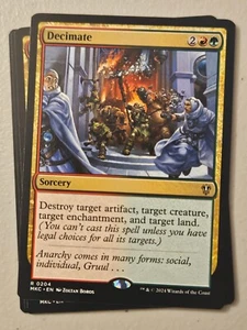 MTG | Decimate (x4 Playset) | (NM) Commander: Karlov Manor - Picture 1 of 1