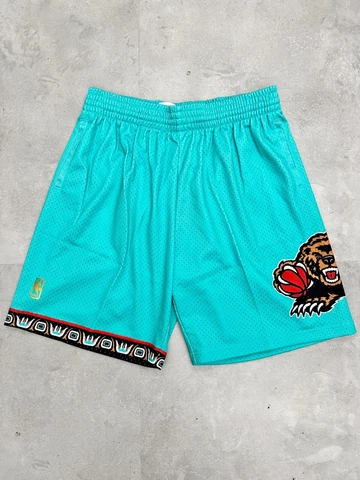 Mitchell & Ness Vancouver Grizzlies NBA Road Swingman Shorts 96-97 Teal memphis Cover