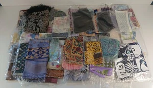 Colección 81 pañuelos y bufandas estampados de colores seda lana algodón - Imagen 1 de 12