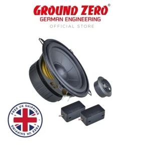 Ground Zero GZIC 130.2 - 13 cm 5.25" 140 Watts 2 Way Component Car Speakers - Picture 1 of 5