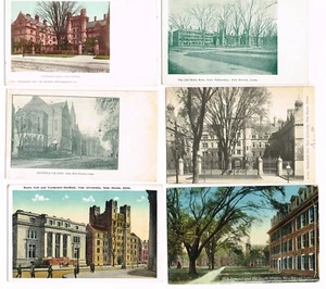 6 diff Postcard Lot of Yale University New Haven Conn c1900-1930s? Some rare? #5 - Picture 1 of 2