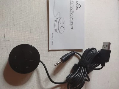 Lanau LA-BTC03 wireless portable car audio receiver talk music - Image 1 of 2