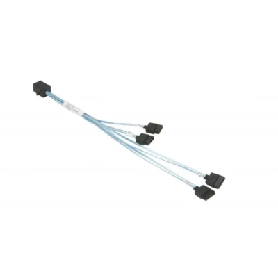 Cable Supermicro CBL-SAST-0703 MiniSAS HD a 4 SATA 13/13/23/23 cm Foto 1 de 4