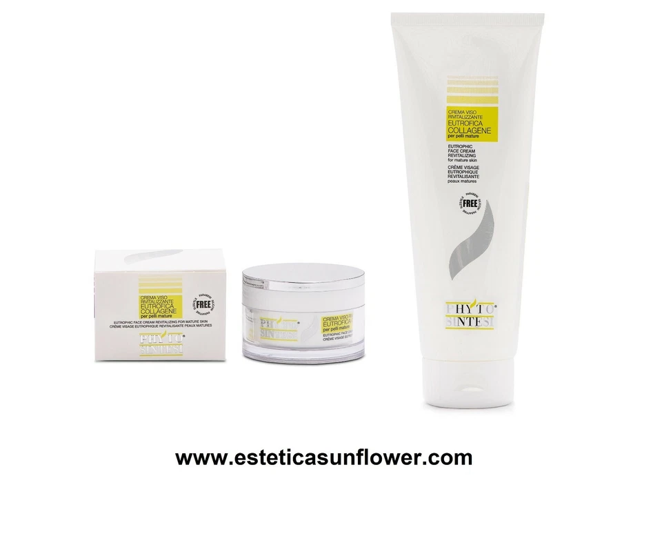 Crema viso Eutrofica rivitalizzante Collagene formato 50ml o 250ml - Phyto Sinte - Immagine 1 di 1