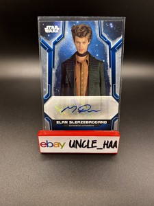 MATT DORAN as ELAN SLEAZEBAGGANO Star Wars Signature Autograph Signed BLUE # /50