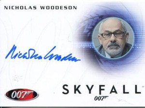 James Bond Archives 2014 Autograph A250 Nicholas Woodeson in Skyfall