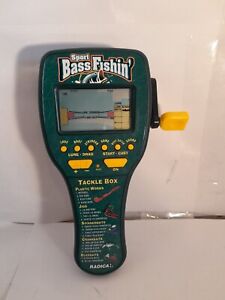 Radica Sport Bass Fishin' Fishing Handheld Electronic Game 1998 Tested & Working