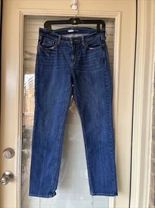 Old Navy Women's Size 6 w28 Boyfriend Blue Denim Jeans - Picture 1 of 4