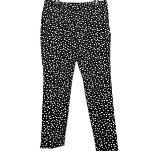 Adrianna Papell Women's Pants Black and white Size 12 Tapered Leg to the... - Picture 1 of 10