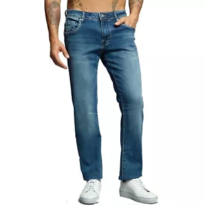 Jeans Uomo Slim Fit Elasticizzati Denim COVERI 5 Tasche 46 48 50 52 54 56 58 - Foto 1 di 5