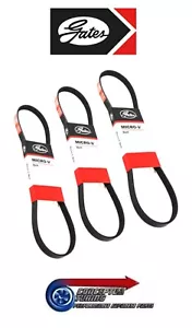 GATES Auxiliary AUX Belt Set - For Nissan R32 GTR Skyline RB26DETT - Picture 1 of 3