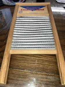 Tabla de lavandería vintage Home Aide 18x8,5. Woodstock Country Band de marca. - Imagen 1 de 6