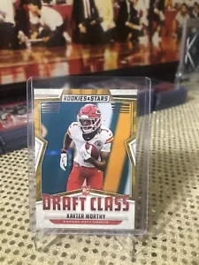 Xavier Worthy 2024 Panini-Rookies & Stars Rated RC Card Draft Class - Picture 1 of 2