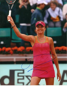 DANIELA HANTUCHOVA AUTOGRAPHED SIGNED 8" X 10" TENNIS PHOTO W/ COA - Picture 1 of 1