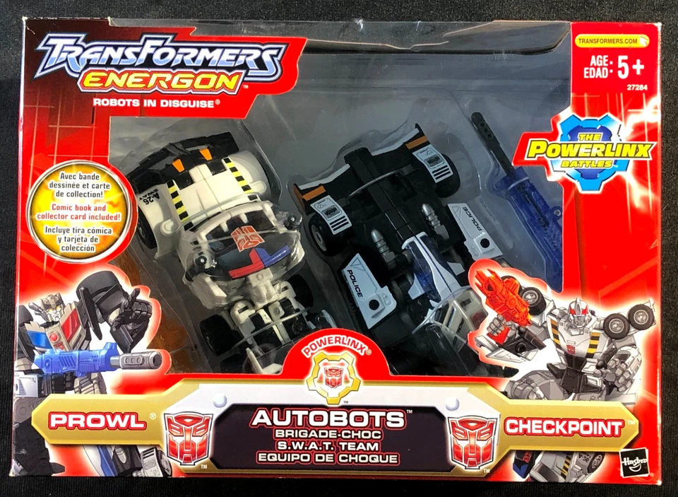 2004 TRANSFORMERS ENERGON Autobots - PROWL & CHECKPOINT - K-Mark Exclusive - Image 1 of 4