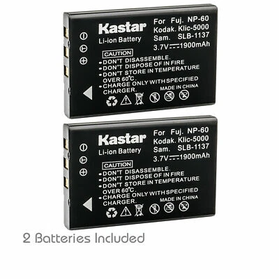 Kastar Replacement Batteries for Universal Remote Control URC MX 980 as NP-60 - Image 1 of 3