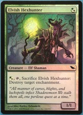 Elvish Hexhunter FOIL Shadowmoor NM White Green Common CARD (225029) ABUGames