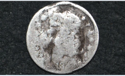 183X Capped Bust Half Dime * Maybe 1835 or 1836 ? * Bargain * FREE SHIPPING Cover