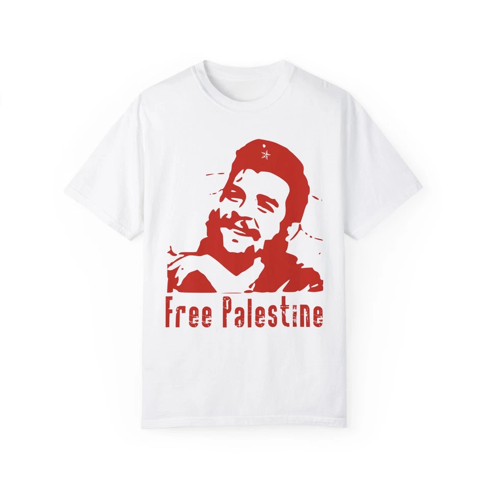 Che Guevara T-Shirt Free Palestine Tee Shirt Revolution Cuba Revolutionary Shirt - Image 1 of 1