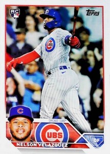 2023 Topps Update US31 NELSON VELAZQUEZ ROOKIE CARD  CHICAGO CUBS      FREE SHIP