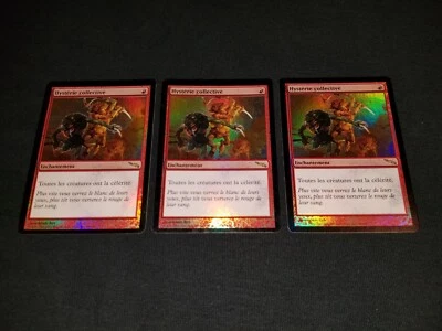 MTG 1x Mirrodin red rare French FOIL Mass Hysteria - see description - Image 1 of 4