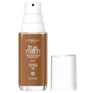 Base L'Oreal Paris True Match Super Mezclable, W9.5 Cálida Profundidad, 1 Fl Oz - Imagen 1 de 7
