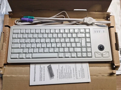CHERRY Compact-Keyboard G84-4420LPBEU-0 PS/2 - WIE NEU! - Bild 1 von 4