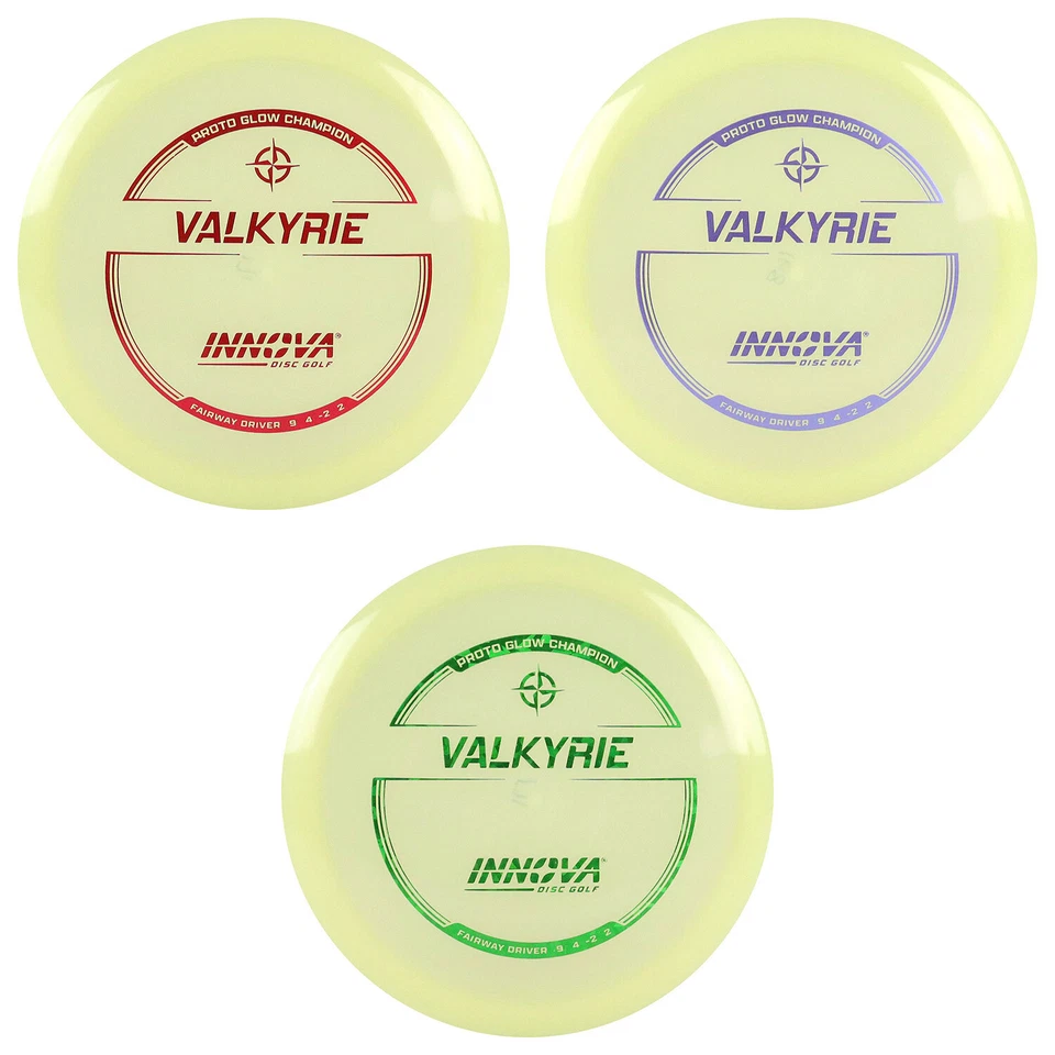 Innova Disc Golf Proto Glow Champion Valkyrie Fairway Driver 9/4/-2/2 - Choose E - Image 1 of 1
