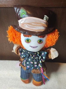 Mad Hatter Plush Alice Through the Looking Glass Rare Johnny Depp 10" Disney - Picture 1 of 22