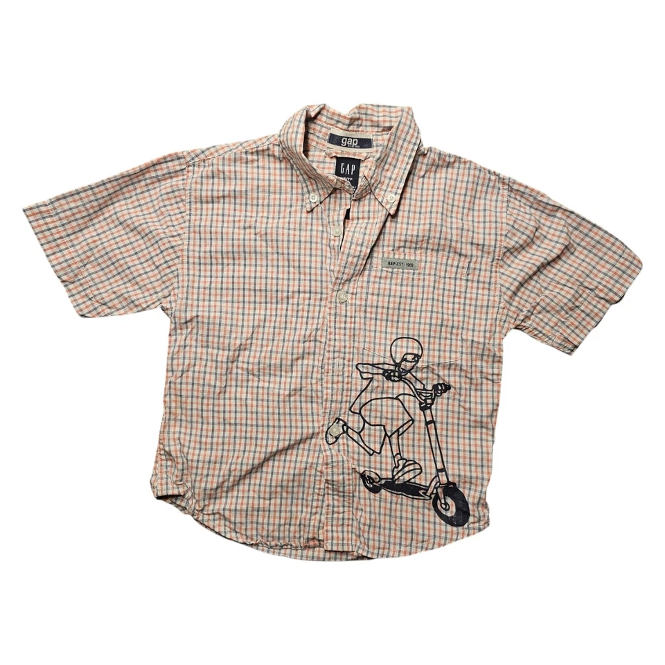 Gap Joven Niños Camisa Casual 4 Años 98 104 Manga Corta - Imagen 1 de 3