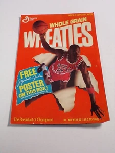 Wheaties 1989 Michael Jordan Special Bonus Poster Part A (Top) NBA - 020823JENON - Picture 1 of 4